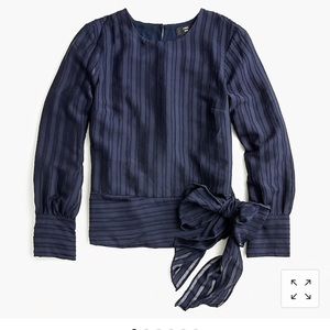 J. Crew shadow striped top